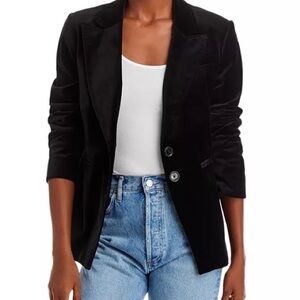 Paige Chelsee velvet blazer - S